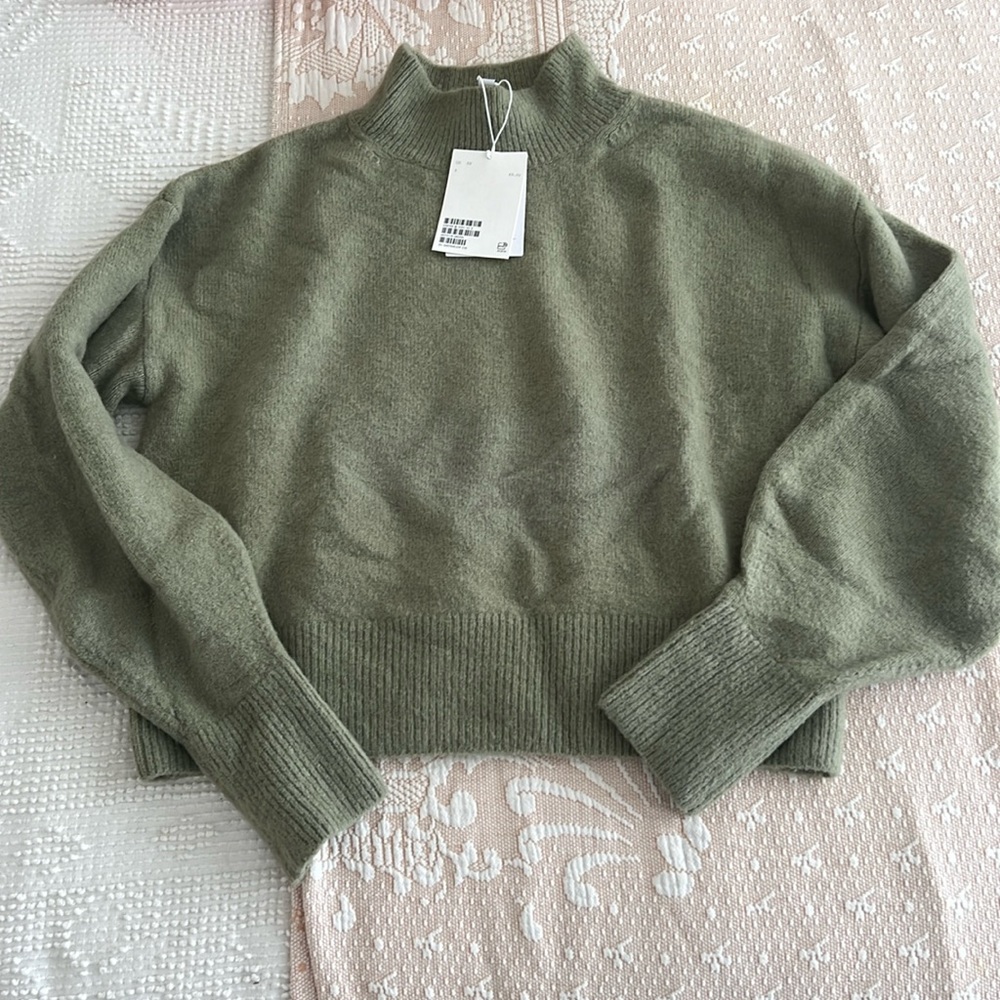 NWT & other stories green sweater